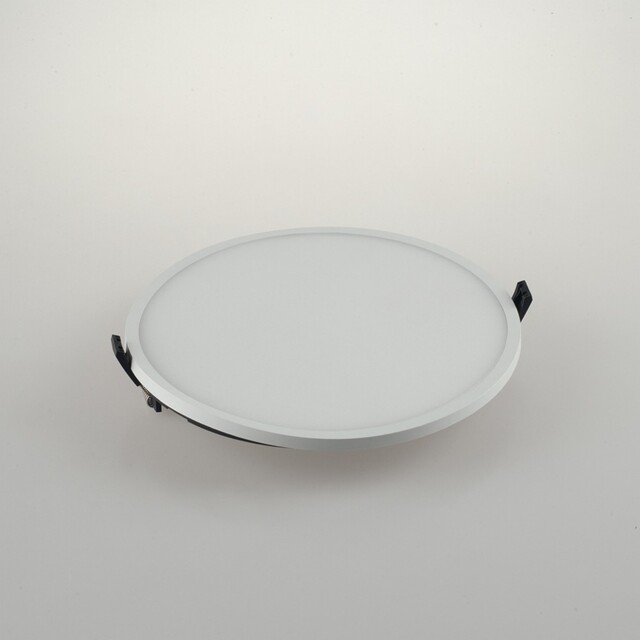Plus Outdoor Recessed Downlight With Surface Mount Edge, Matt White, IP40, 4000K