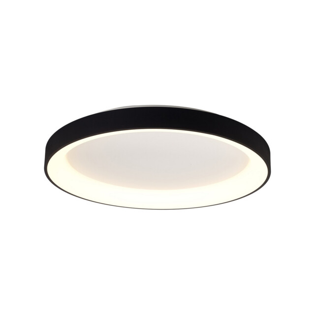 Niseko II Ring Ceiling 78cm 58W LED, 2700K-5000K Tuneable, 4700lm, Remote Control, Black, 3yrs Warranty - image 1