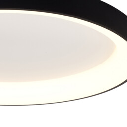 Niseko II Ring Ceiling 78cm 58W LED, 2700K-5000K Tuneable, 4700lm, Remote Control, Black, 3yrs Warranty - thumbnail 5
