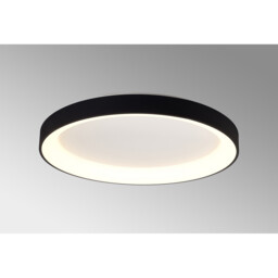 Niseko II Ring Ceiling 78cm 58W LED, 2700K-5000K Tuneable, 4700lm, Remote Control, Black, 3yrs Warranty - thumbnail 2