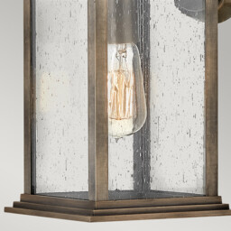 Hinkley Grant Outdoor Wall Lantern Burnished Bronze, IP44 - thumbnail 5
