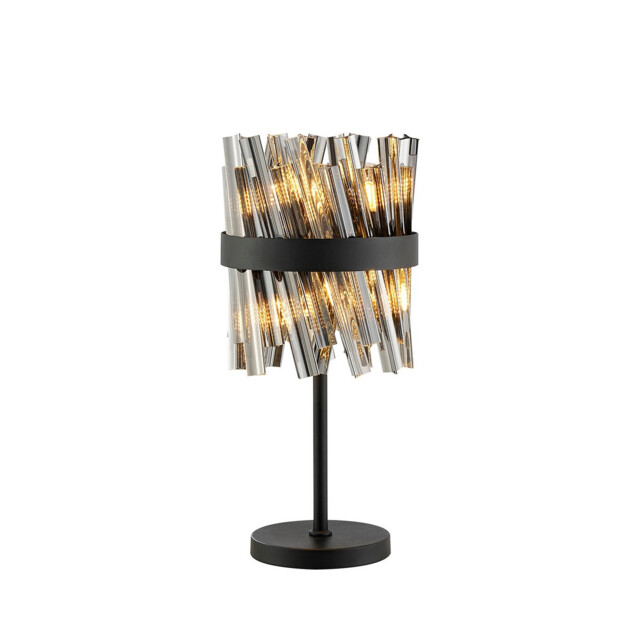Lysander 6 Light G9, Table Lamp, Satin Black, Smoke - image 1
