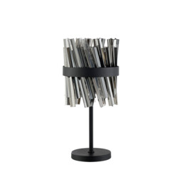 Lysander 6 Light G9, Table Lamp, Satin Black, Smoke - thumbnail 5
