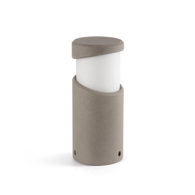 Block Outdoor Pedestal Light Sand E27 IP65 - image 1