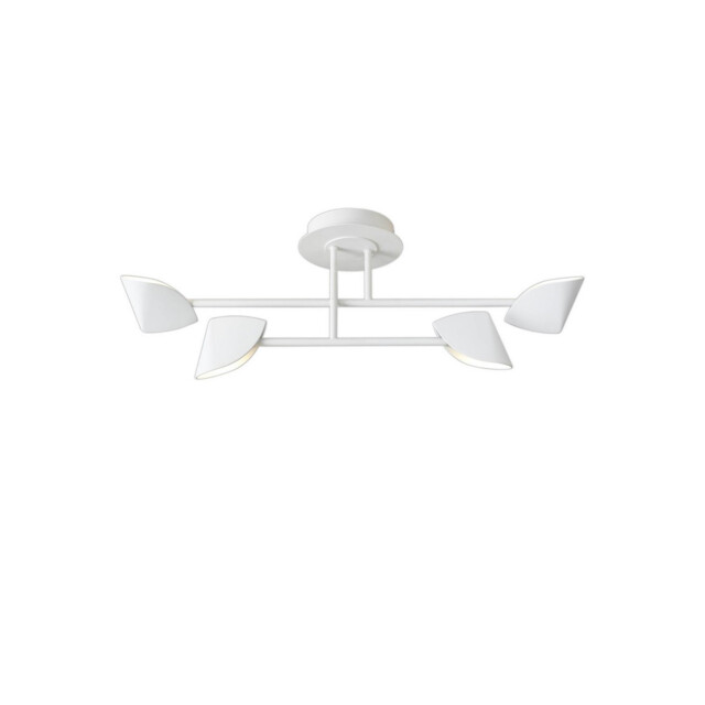 Capuccina Small 4 Light Semi Flush, 30W LED, 3000K, 2100lm, White, 3yrs Warranty - image 1