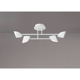 Capuccina Small 4 Light Semi Flush, 30W LED, 3000K, 2100lm, White, 3yrs Warranty - thumbnail 2