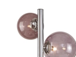 Newstead Table Lamp, 3 x G9, Polished Chrome, Smoked Glass - thumbnail 5