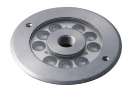 Crown Outdoor Rgb Full Colour LED Dimmable Fountain Light, Steel, IP68