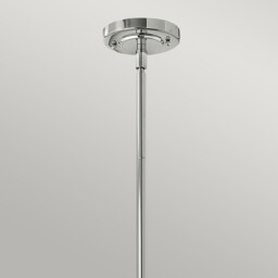 Amelia 1 Light Dome Ceiling Mini Pendant Chrome, E27 - thumbnail 2