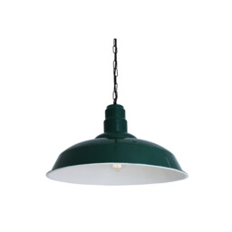 Wyse Dome Pendant Light, Racing Green - thumbnail 1