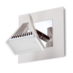 Filippo Spot Light 1 Light 5W LED 3000K, 450lm, Matt White/Polished Chrome