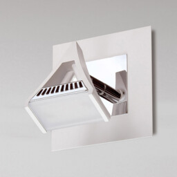 Filippo Spot Light 1 Light 5W LED 3000K, 450lm, Matt White/Polished Chrome - thumbnail 2