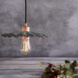 Kapok Pendant Blue Earth, Polished Copper - thumbnail 5