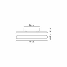 Dunkirk Wall Lamp, 18W LED, 4000K, 805lm, Satin Black - thumbnail 2