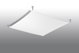 Luna Decorative Flush Fabric Light White G13 - thumbnail 2