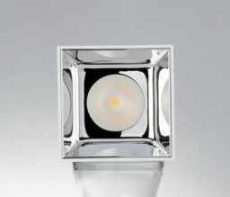 MIG LED Surface Mounted Downlight White, Chrome 2000lm 3000K 11.5x11.5x11.6cm - thumbnail 2