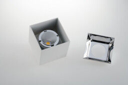 MIG LED Surface Mounted Downlight White, Chrome 2000lm 3000K 11.5x11.5x11.6cm - thumbnail 3
