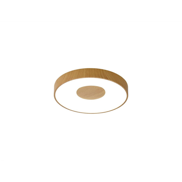Coin Round Ceiling 56W LED With Remote Control 2700K-5000K, 2500lm, Wood Effect, 3yrs Warranty - image 1