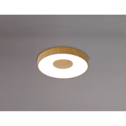 Coin Round Ceiling 56W LED With Remote Control 2700K-5000K, 2500lm, Wood Effect, 3yrs Warranty - thumbnail 2