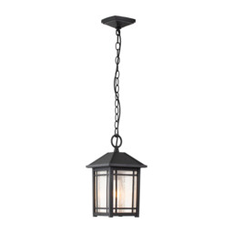 Quoizel Cedar Point Outdoor Pendant Ceiling Light Black, IP44