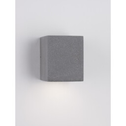 Emile Outdoor Down Wall Lamp Grey Cement Glass LED 5W 200Lm 3000K IP65 - thumbnail 5