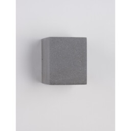 Emile Outdoor Down Wall Lamp Grey Cement Glass LED 5W 200Lm 3000K IP65 - thumbnail 3