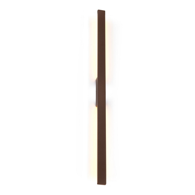 Lotus 1.4m Wall Lamp, 24W LED, 3000K, 2300lm, IP54, Rust Brown, 3yrs Warranty - image 1