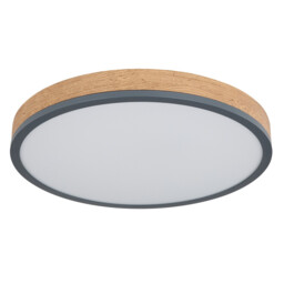 Doro 45cm Flush Ceiling Light Graphite LED 3000K - thumbnail 2