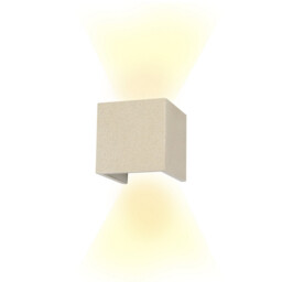 Taos Wall Lamp, 12W LED, 3000K, 1100lm, IP65, White Cement, 3yrs Warranty - thumbnail 1