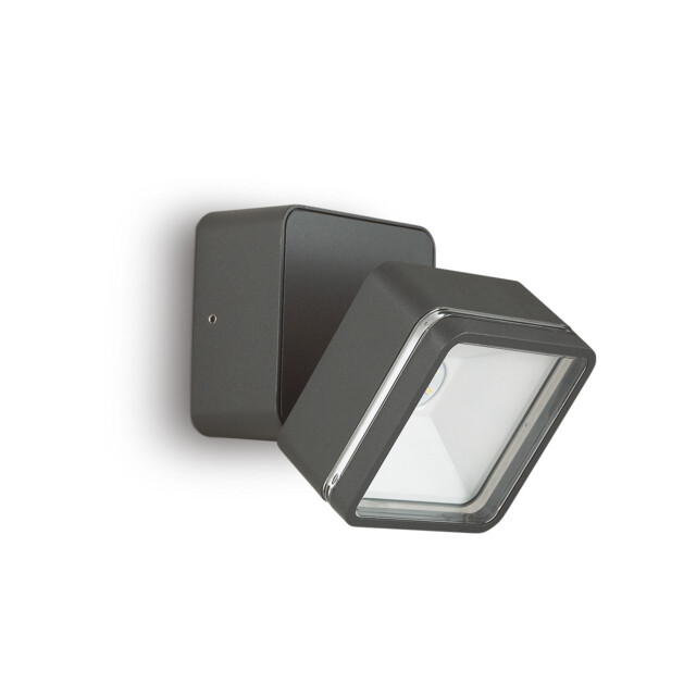 Omega Square Single Spotlight Anthracite IP54 4000K - image 1