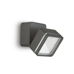 Omega Square Single Spotlight Anthracite IP54 4000K - thumbnail 1