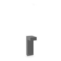 Sirio 30cm Outdoor Pedestal Light Anthracite 1x GX53 IP65 - thumbnail 1