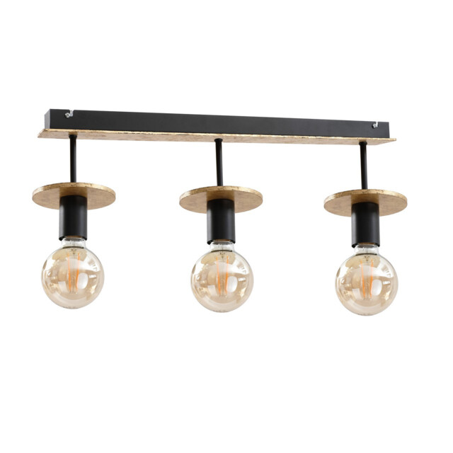 Saturn Ceiling Spotlight Bar Gold, 60cm, 3x E27