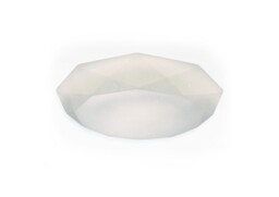 Diamante Flush Ceiling 21W LED 5000K, 2100lm, White Acrylic