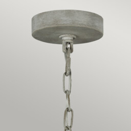 Feiss Maryville 6 Light Chandelier Washed Grey - thumbnail 2