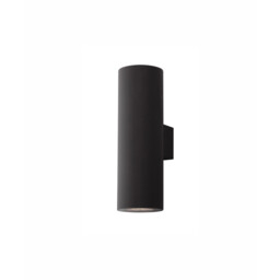 Alp Outdoor Up Down Wall Lamp Sandy Black Aluminium, Glass LED Chip 10W 1857Lm 3000K IP65 - thumbnail 1