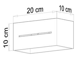 Lobo 2 Light Ceiling Grey, GU10 - thumbnail 2