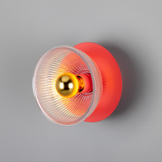 Eclipse Coloured Wall Light, Antique Pink - image 1