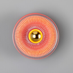 Eclipse Coloured Wall Light, Antique Pink - thumbnail 2
