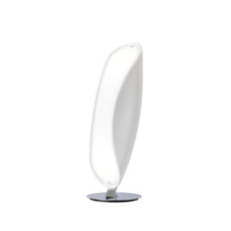 Pasion Table Lamp 2 Light E27, Gloss White/Polished Chrome