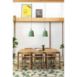 Studio 29cm Dome Pendant Ceiling Light Green - thumbnail 2