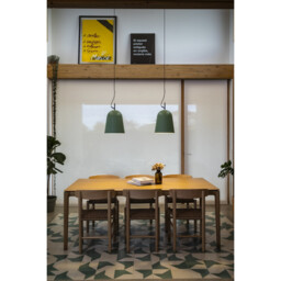 Studio 29cm Dome Pendant Ceiling Light Green - thumbnail 3