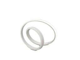 Infinity Table Lamp 12W LED 3000K, 1000lm, White, White Acrylic - thumbnail 1