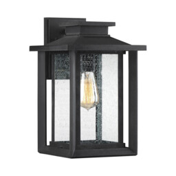 Quoizel Wakefield Outdoor Wall Lantern Earth Black, IP44
