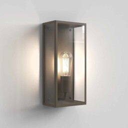 Messina Outdoor LED Wall Lantern Bronze IP44, E27