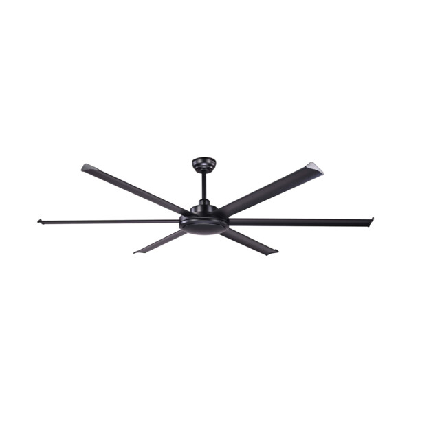 Rotterdam XL 200cm Ceiling Fan Matt Black - 6 Blade - image 1