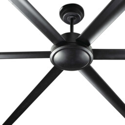 Rotterdam XL 200cm Ceiling Fan Matt Black - 6 Blade - thumbnail 3
