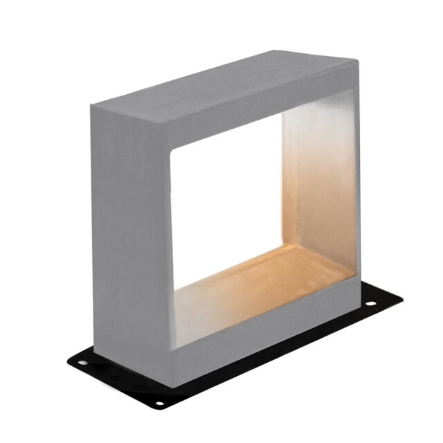 Simitli 35cm Outdoor Pedestal Light Natural Concrete LED 3000K IP54 - image 1