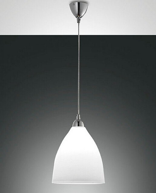 Provenza Dome Pendant Ceiling Lights White Glass, E27
