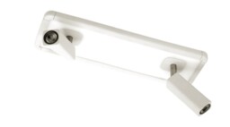 Ibiza Spotlight 2 Head with Backlit Light 2x5W+10W LED White, 1500lm, 4000K